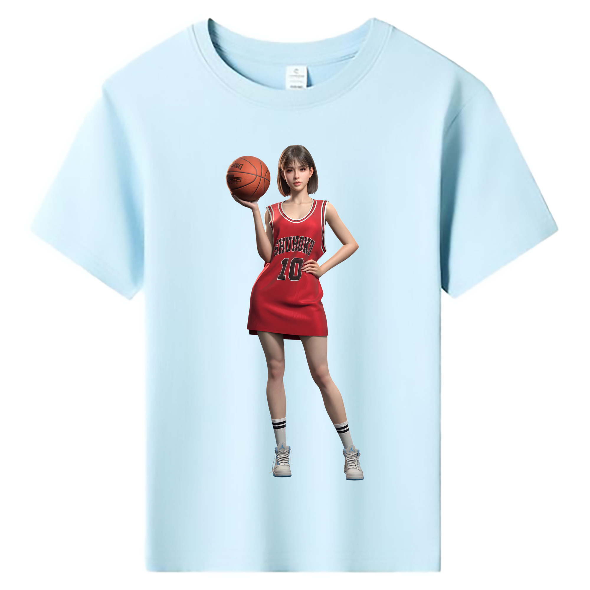 （画像用） SLAM DUNK／スラムダンク 綿100％キッズTシャツ（フロントプリント）